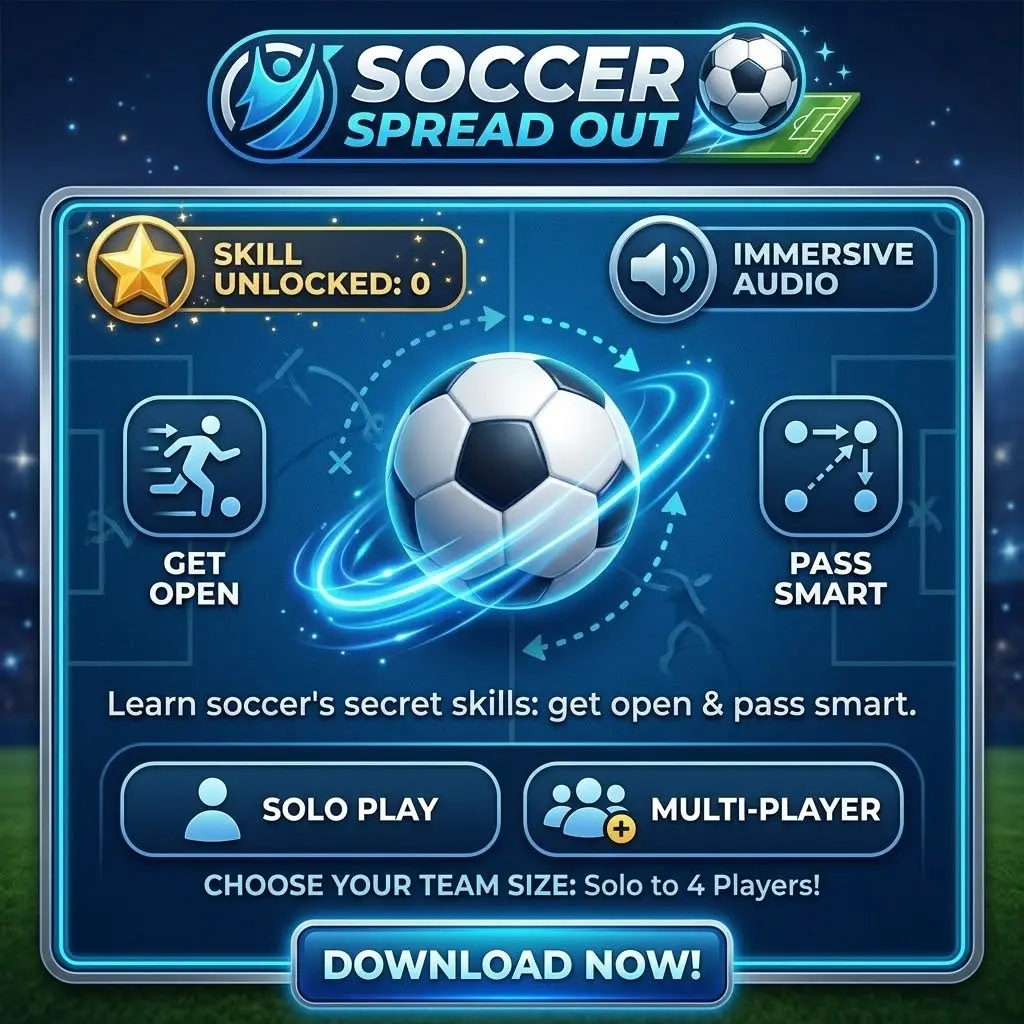 Soccer Spread Out game menu